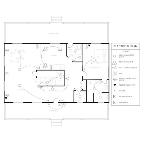 Electrical Floor Plan Example - floorplans.click