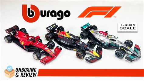 2023 1/43rd Scale Bburago F1 Ferrari, Mercedes, and Red Bull - Unboxing ...