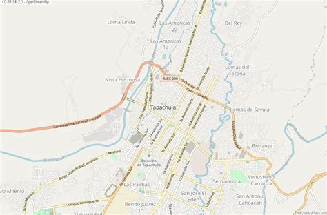 Tapachula Map Mexico Latitude & Longitude: Free Maps