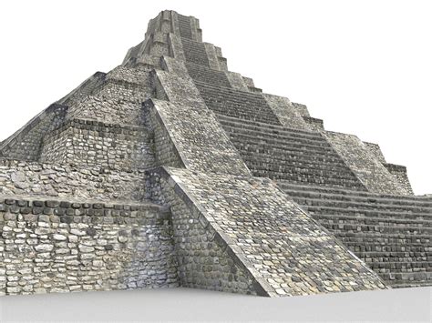 Pyramid Xochicalco Scan 16K 2 3D Model $149 - .max .fbx - Free3D