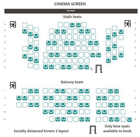 Cinema Seating Layout | EdrawMax Free Editbale Printable | Cinema seats ...