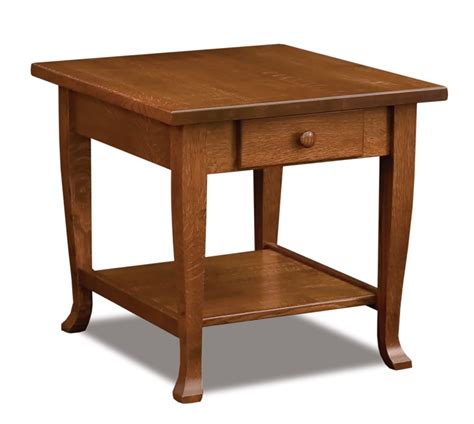 Charleston End Table | Amish Solid Wood End Tables | Kvadro Furniture