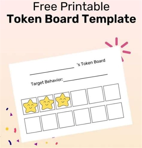 Token Board Template for Kids | Free Printable - Goally