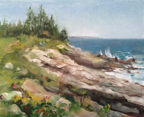 Plein Air Painting in Maine - Fran Milner