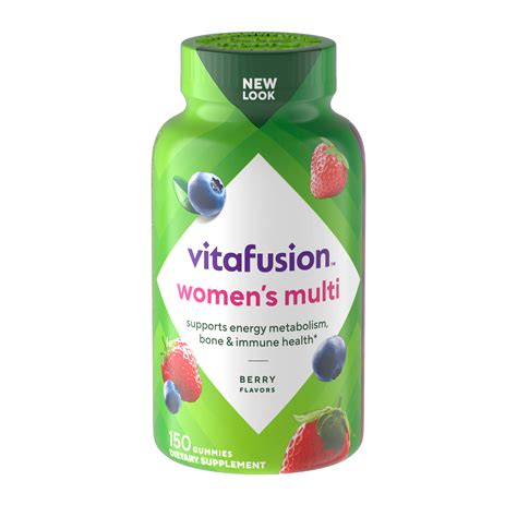 VitaFusion Women's Daily Multivitamin Formula Gummy Vitamins Mixed ...