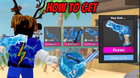 How to get the MM2 Ocean bundle - YouTube