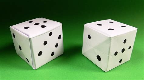 How to Make an Origami Dice - Paper Dice - Step by Step Instructions ...