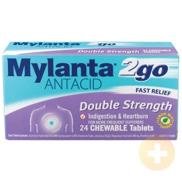 Buy Mylanta Antacid Double Strength Chewable Tablets | Indigestion ...