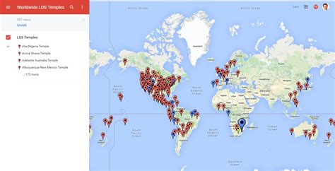 Interactive Map of LDS Temple Worldwide | LDS365: Resources from the ...