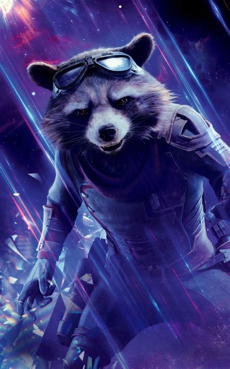 1200x1920 Rocket Raccoon in Avengers Endgame 1200x1920 Resolution ...