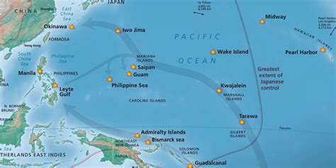 Pacific Theater Ww2 Battle Map