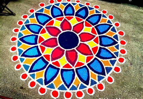 Easy New Half Circle Simple Rangoli Designs