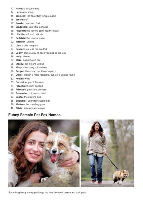 Top 100 cute female pet fox names cute nicknames