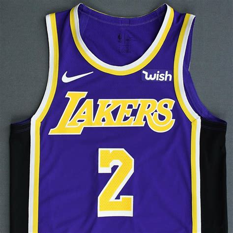 Lonzo Ball - Los Angeles Lakers - Game-Worn Statement Edition Jersey ...