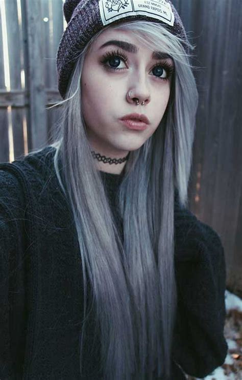 25+ Colored Hairstyles | Goth hair, Scene hair, Emo hair