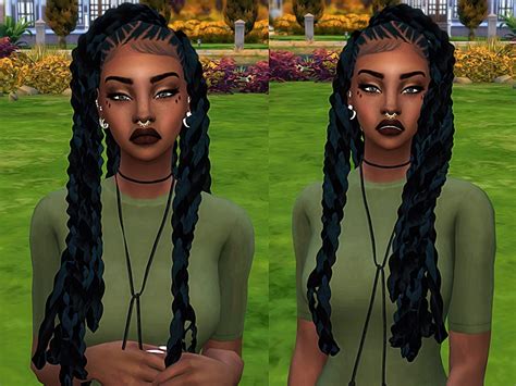 broodsims: “ Jumbo Box Braid Mesh Edit This hair is a mesh edit I made ...