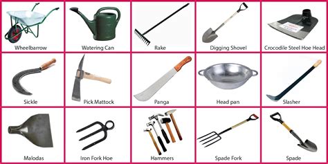 Tools And Their Names