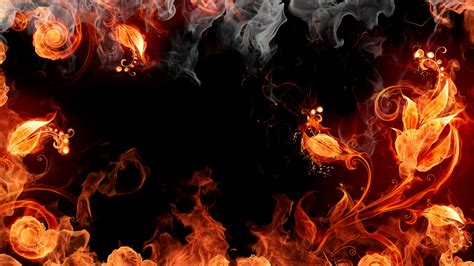 Fire Background Wallpaper - WallpaperSafari