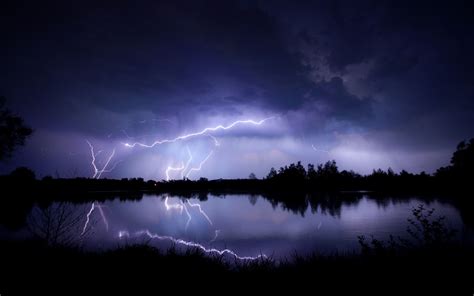 Real Lightning Storm Wallpaper