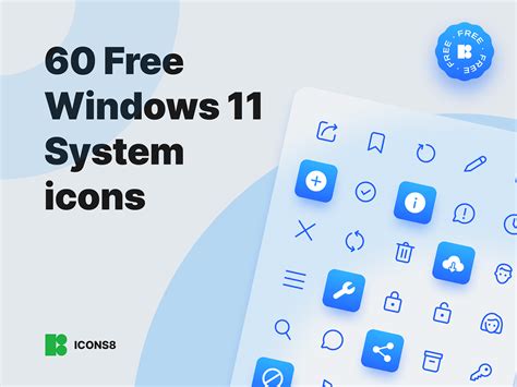 Windows 11 icons freebie by Icons8 on Dribbble