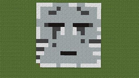 Ghast Face Minecraft Map