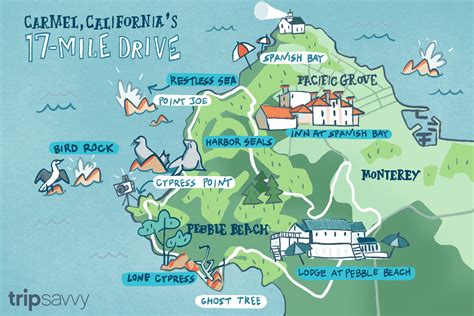 17 Mile Drive Map – Map Of The World