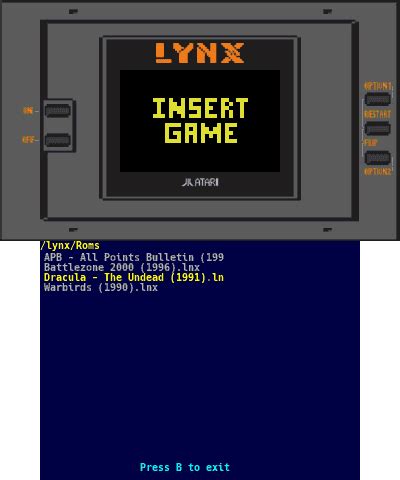 [Release] Handy 3DS - Atari Lynx Emulator | GBAtemp.net - The ...