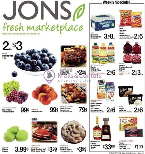 Jons Fresh Marketplace Weekly ad valid from 10/20/2021 to 10/26/2021 ...