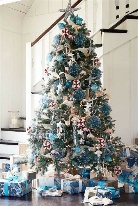 Pottery Barn - Oceanside Christmas Tree - Ocean Decor #OceanChristmas # ...