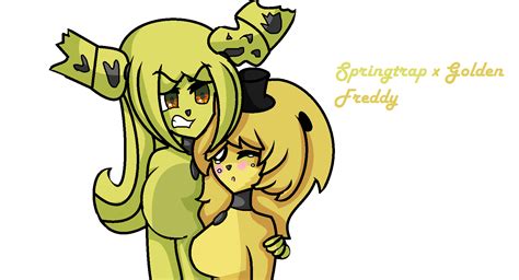 Five Nights In Anime Golden Freddy x Springtrap I'm only 11 but I love ...