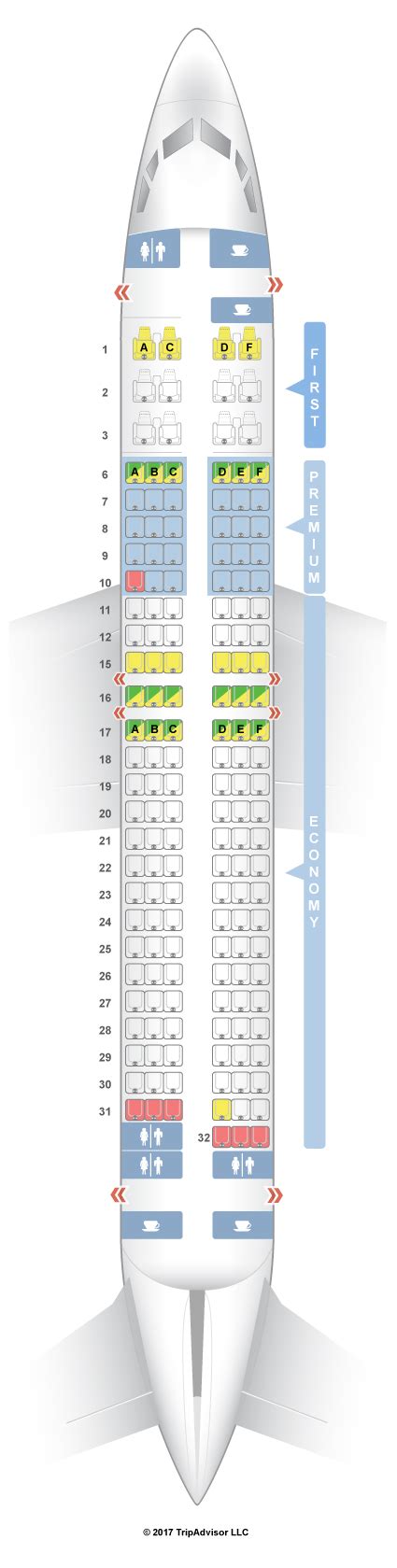 Seatguru Seat Map Alaska Airlines Boeing 737 800 738 Slimline | Free ...