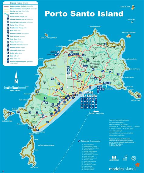 Porto Santo Island Map