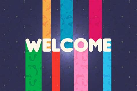 Colorful Welcome Text Banner Template V8 Graphic by QuickArtisan ...