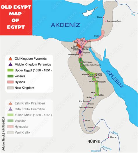 Old Egypt map of Egypt, Middle Kingdom Pyramids, Old Kingdom Pyramids ...