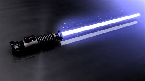 Star Wars, Lightsaber, Science fiction, Blue, Render, Weapon, Jedi ...