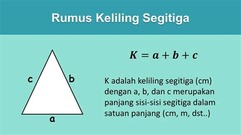 Rumus Segitiga: Luas, Keliling, dan Contoh Soal + Pembahasannya ...