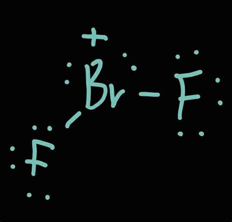 In Lewis structure for BrF2+ (Make Br central atom, and make formal ...