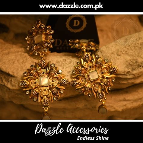 Antique Gold Earrings - Dazzle Accessories