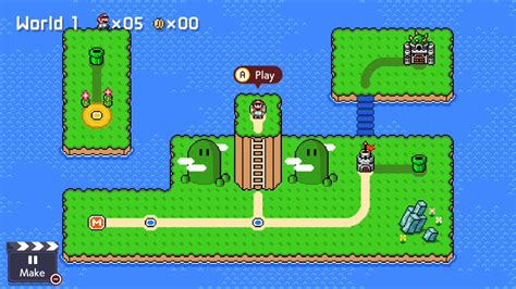 World Maps, Classic Power-Ups in Free Super Mario Maker 2 Update | SM128C