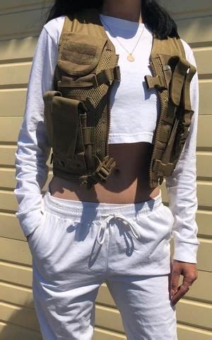 Tactical Vest | Vest outfits for women, Vest fashion, Vest outfits