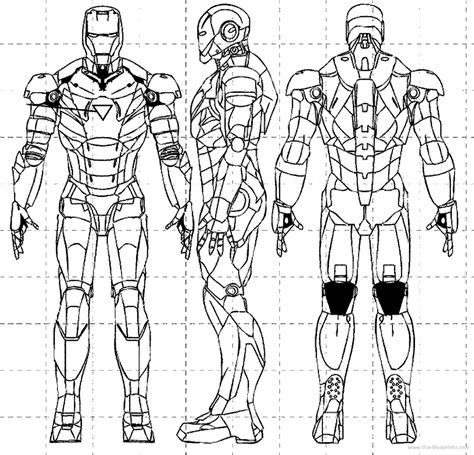 iron man suit blueprints - Google Search Character Model Sheet ...