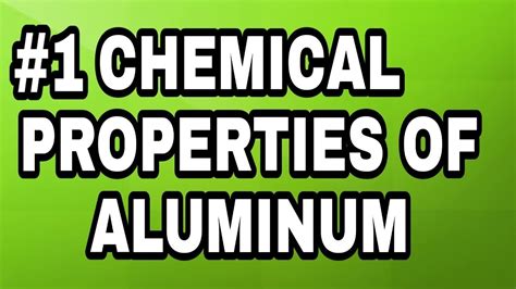 Chemical properties of aluminium explain in URDU /HINDI chemistry 12 ...