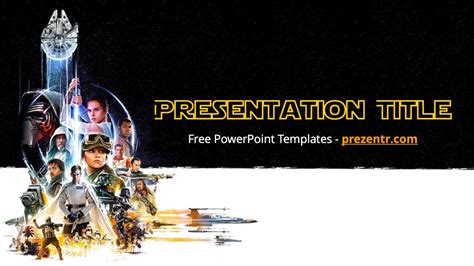 Free Star Wars PowerPoint Template - Prezentr