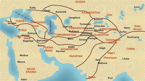 China Silk Road Project Map