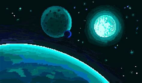 Pixel Space Background