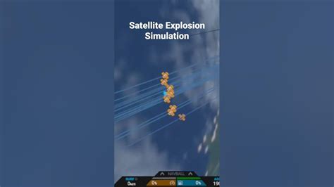 Satellite Explosion Simulation - YouTube