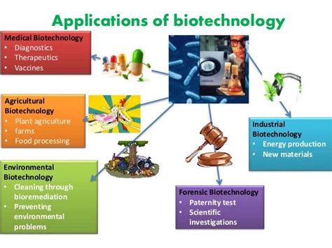 #Application of #Biotechnology in different #fields. | Scientific ...