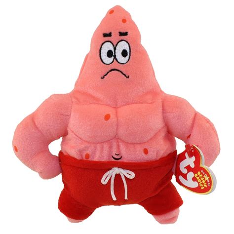 TY Beanie Baby - PATRICK STAR ( MUSCLE MAN STAR ) (7 inch): BBToyStore ...