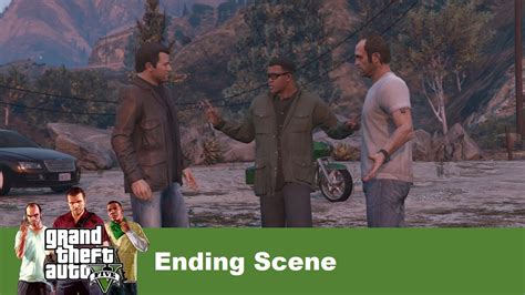 GTA 5 - Ending Scene - YouTube