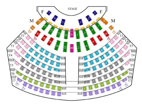 Seating Chart | Palace Theater | Wisconsin Dells, Wisconsin